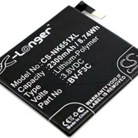 Replacement For Nokia Bv-F3C Battery